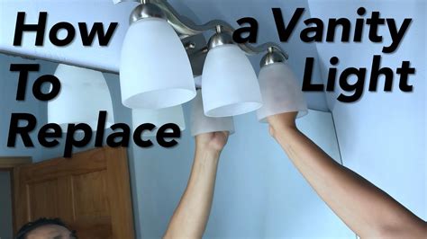 replacing vanity light fixture